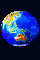 globe view of southeast asia and australia