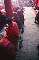 Monks in Buddhist Temple in Tibet